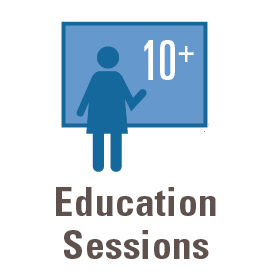 10+ Education Sessions