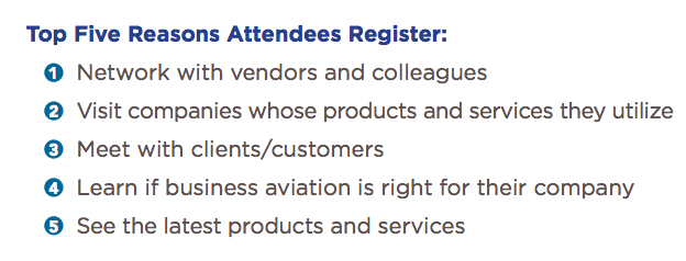 Why Attendees Register